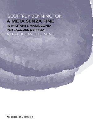 cover image of A metà senza fine